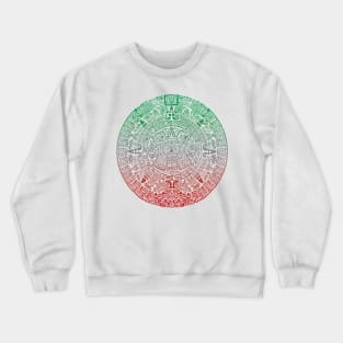 Mexican Calendar - Calendario Azteca Crewneck Sweatshirt